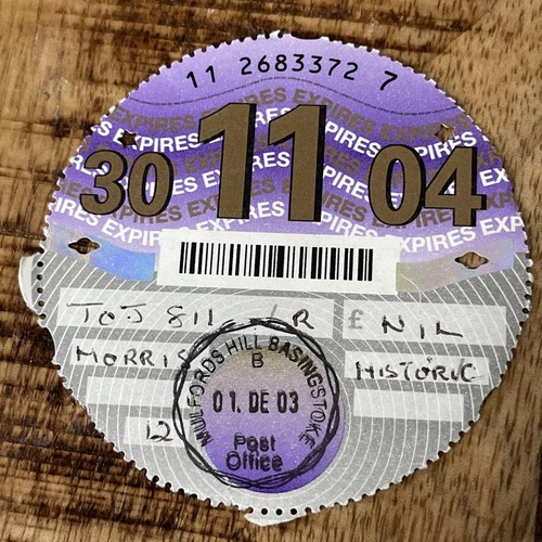 Old historical vehicle - vehicle, tax