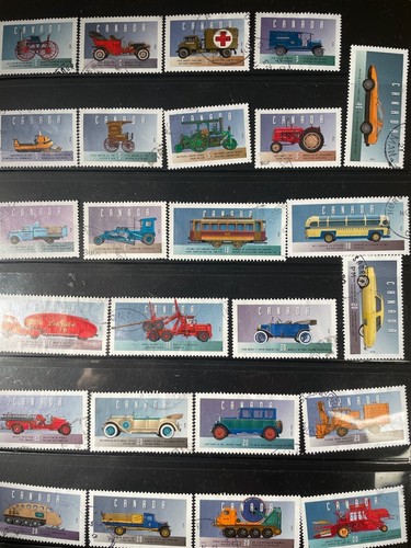 Stamps canada used historic - stamps,