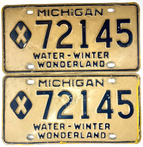 Vintage 1966 michigan - vintage,