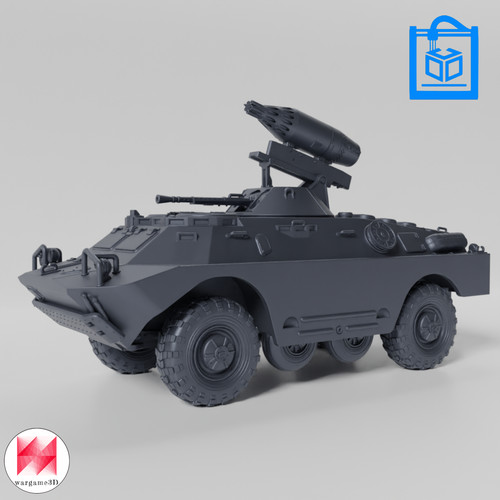 Brdm with rocket launcher - brdm-2,