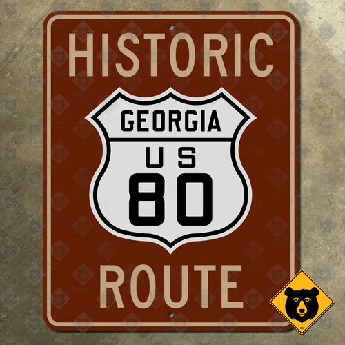 Georgia historic route - us, 80