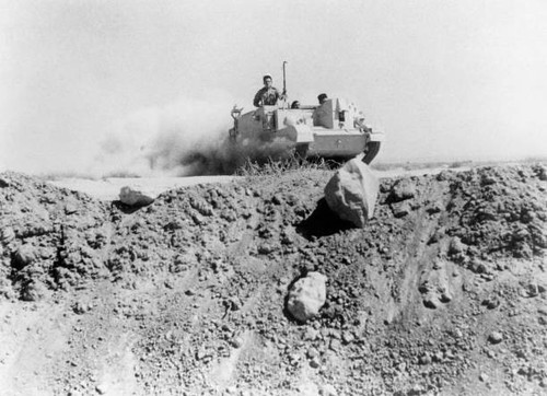 Armored vehicle patrolling - patrolling, in