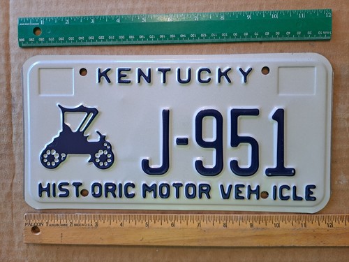License plate kentucky - plate,,
