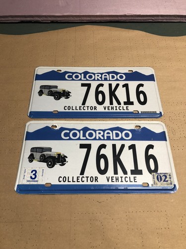 Colorado antique auto license - colorado,