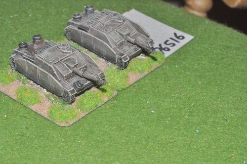 15mm ww2 german 2 stugs - /,
