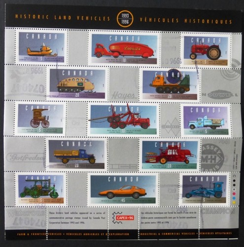 1996 canada used cancelled - canada, used/cancelled