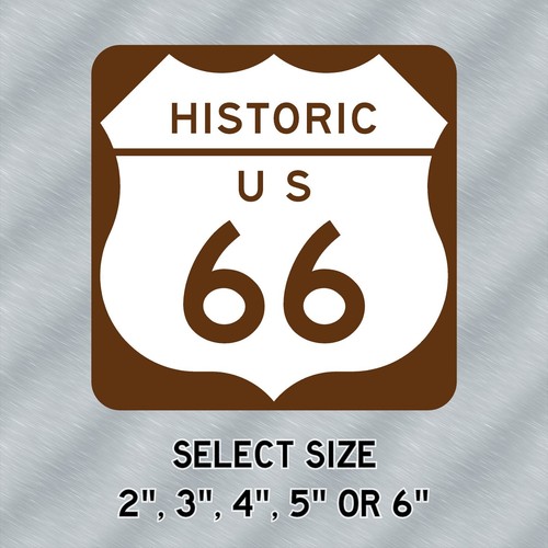 Historic route decal - historic,