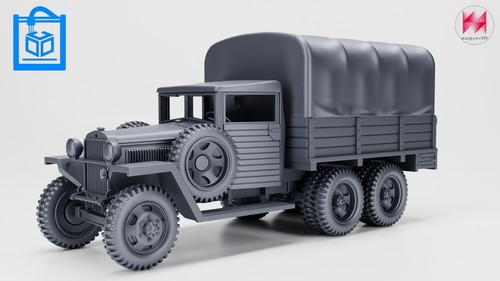 Gaz aaa vehicle - gaz, print
